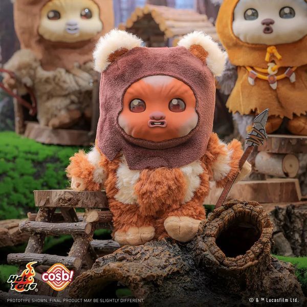 Плюшевый брелок Hot Toys COSBI Star Wars Ewok Series Plush Pendant Blind Box / Хот Тойс Косби Звездные Войны Евоки PPLU114N фото