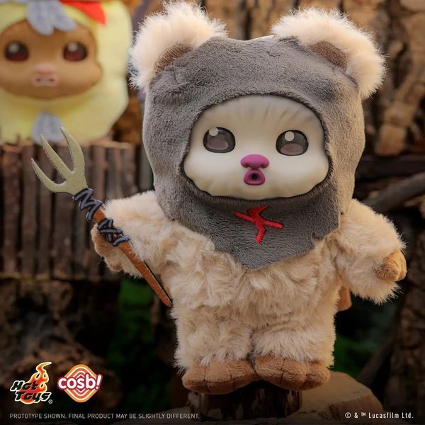 Плюшевый брелок Hot Toys COSBI Star Wars Ewok Series Plush Pendant Blind Box / Хот Тойс Косби Звездные Войны Евоки PPLU114N фото