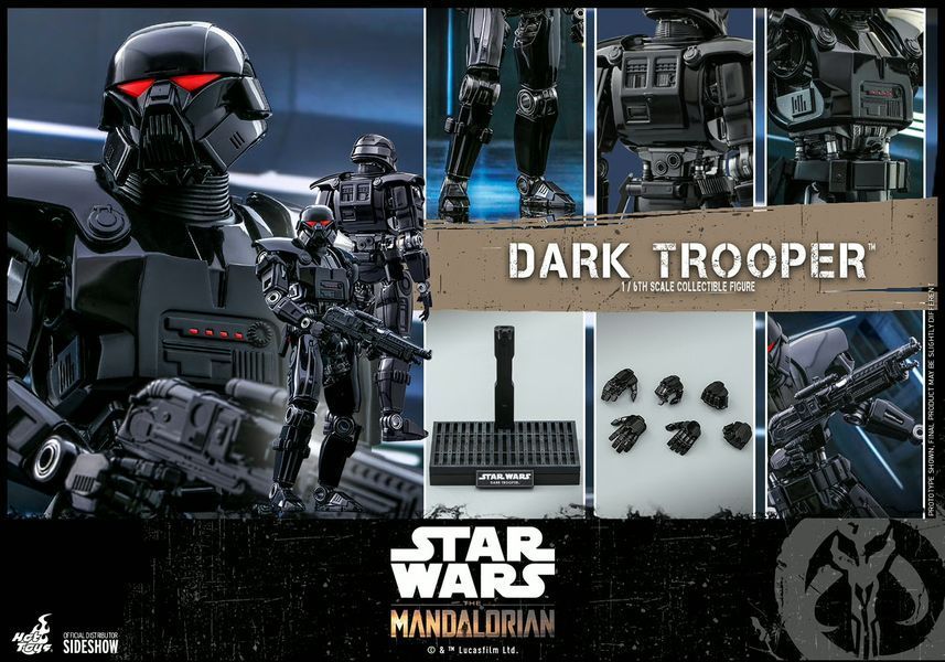 Коллекционная фигурка 1/6 Hot Toys Star Wars Dark Trooper / Хот Тойс Звездные Войны Тёмный Штурмовик TMS032 TMS032 фото
