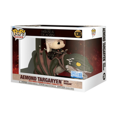Фігурка Funko Pop House of the Dragon Aemond Targaryen with Vhagar / Фанко Поп Дім Дракона Еймонд на Вхагар 136 GOT ATWV 136 фото