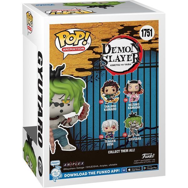 Фігурка Funko Pop Demon Slayer Gyutaro with Blood Sickles) /  Фанко Поп Клинок, який знищує демонів Гютаро 1751 DS G 1751 фото