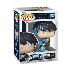 Фигурка Funko Pop Solo Leveling Sung Jinwoo / Фанко Поп Поднятие уровня в одиночку Сон Джин Ву 1982 Chase SL SJ 1982c фото