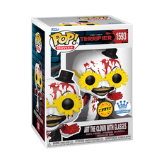 Фігурка Funko Pop Terrifier Art the Clown with Glasses / Фанко Поп Жахаючий Клоун 1593 Chase T ATCWG 1593c фото