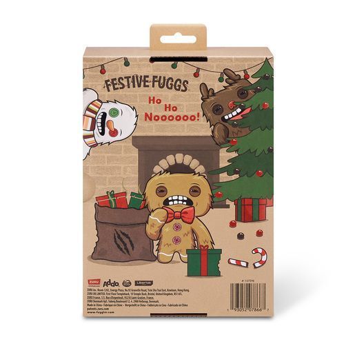 Мягкая игрушка Fuggler Festive Fuggs Gingerbread Man Фуглер Пряничный человечек 15729 фото