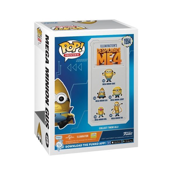 Фігурка Funko Pop Despicable Me 4 Mega Minion Gus / Фанко Поп Міньйони Посіпаки Нікчемний я 4 - Супергас DM MMG 1554 фото