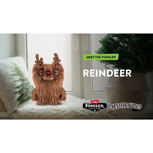 Мягкая игрушка Fuggler Festive Fuggs Reindeer Фуглер Праздничный Олень 15729G фото