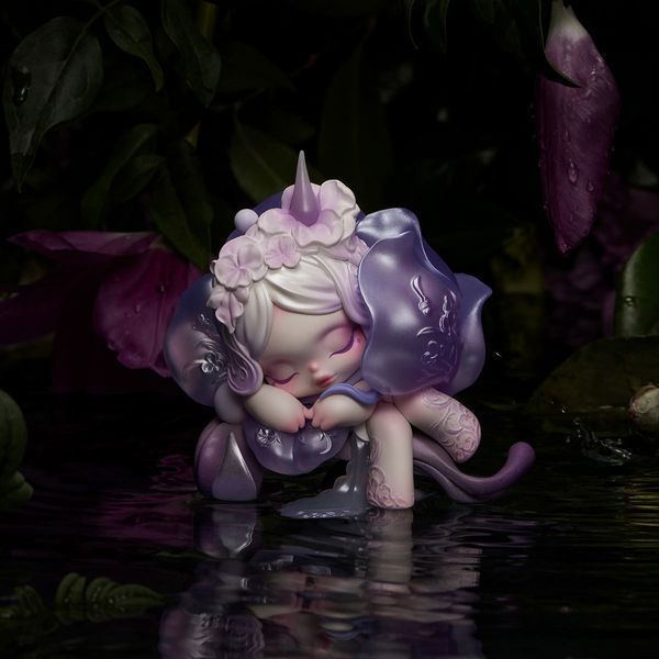 Коллекционная фигурка-сюрприз Pop Mart SKULLPANDA Petals in Four Acts / Поп Март Скуллпанда popskull09 фото