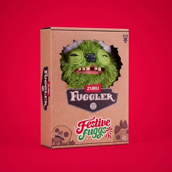 Мягкая игрушка Fuggler Festive Fuggs Sasquinch Фуглер Праздничный зубастый монстр Сасквинч Гринч 24см 15785D фото