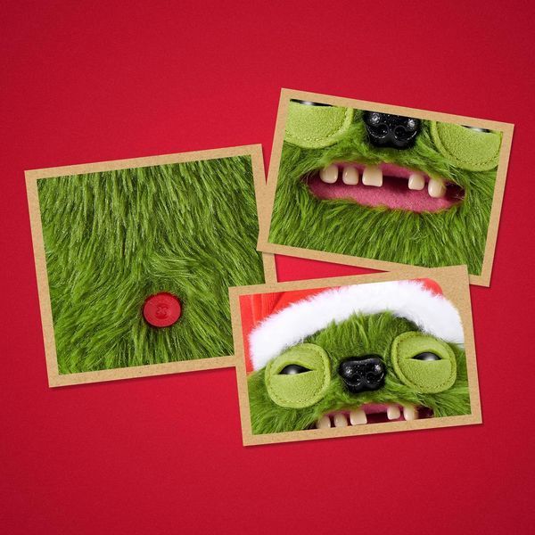 Мягкая игрушка Fuggler Festive Fuggs Sasquinch Фуглер Праздничный зубастый монстр Сасквинч Гринч 24см 15785D фото