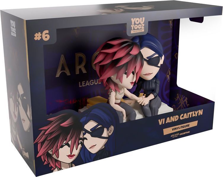 Фигурка Youtooz Arcane: League of Legends Vi and Caitlyn / Ютуз Аркейн ЛОЛ Лига Легенд Ви и Кейтлин #6 YT30941 фото