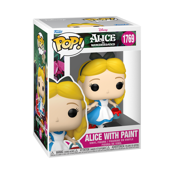 Фигурка Funko Pop Alice In Wonderland Alice with Paint / Алиса в Стране Чудес Алиса 1769 AW AWP 1769 фото