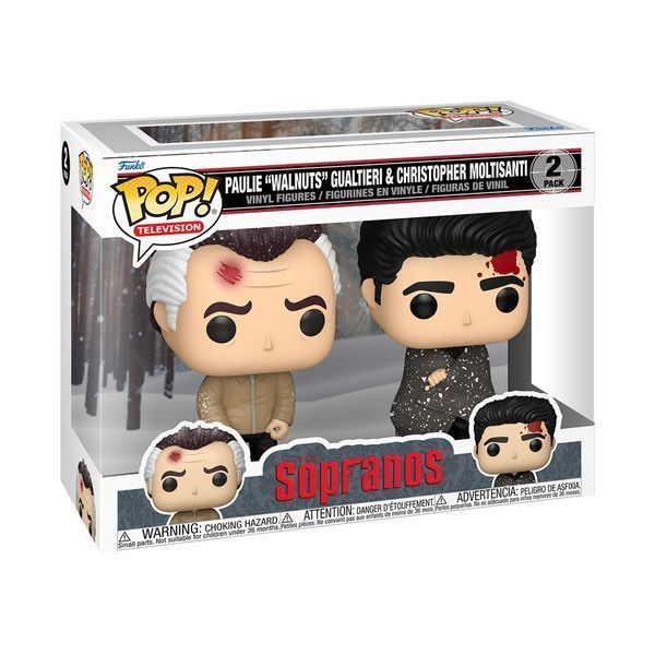 Фигурка Funko Pop The Sopranos Paulie Walnuts Gualtieri & Christopher Moltisanti / Фанко Поп Клан Сопрано Поли Галтиери и Кристофер Молтисанти FU83781 фото