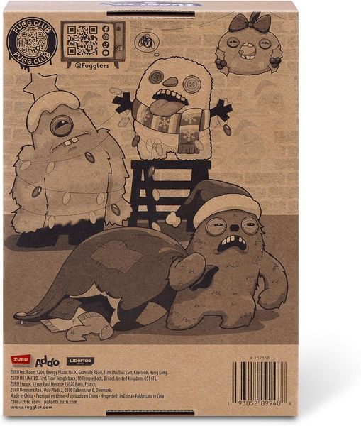 М'яка іграшка Fuggler Festive Fuggs Sasquooshmas Tree Фуглер Святковий зубастий монстр Саскуошмас Ялинка 24см 15785B фото