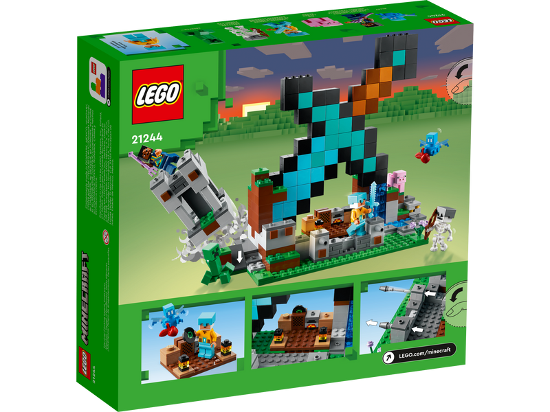 Конструктор LEGO Minecraft Форпост с мечем (21244) 21244 фото