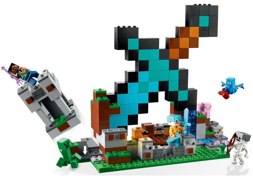 Конструктор LEGO Minecraft Форпост с мечем (21244) 21244 фото