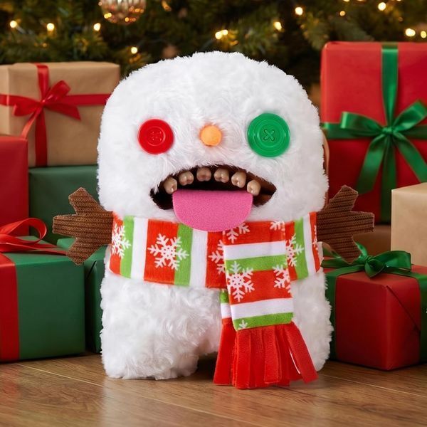 М'яка іграшка Fuggler Festive Fuggs Snowgah Boogah Фуглер Святковий зубастий монстр Сноуга Буга Сніговик 24см 15785A фото