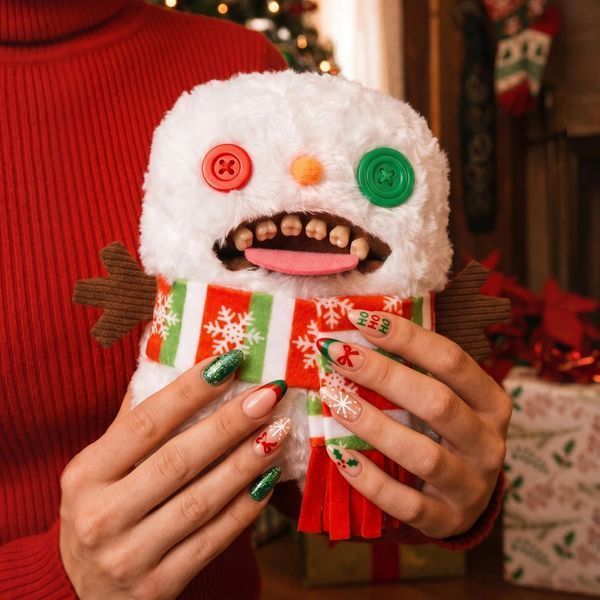 М'яка іграшка Fuggler Festive Fuggs Snowgah Boogah Фуглер Святковий зубастий монстр Сноуга Буга Сніговик 24см 15785A фото