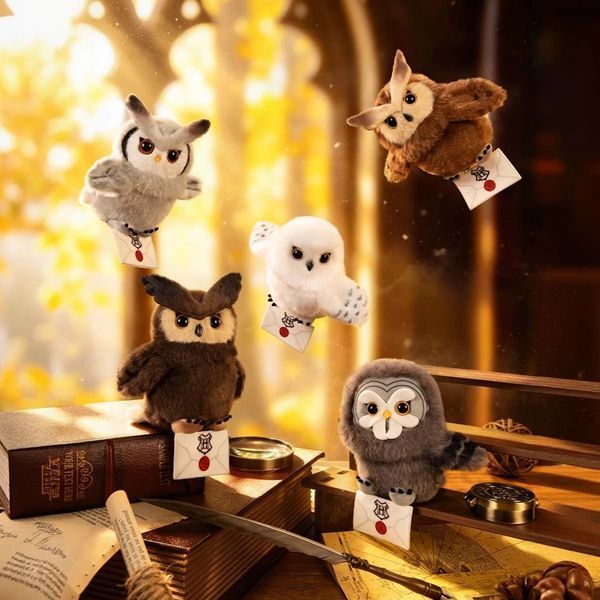 Плюшевий брелок Pop Mart Gong Harry Potter Owl Plush Pendant / Поп Март Гаррі Поттер Сов popmarthp02 фото