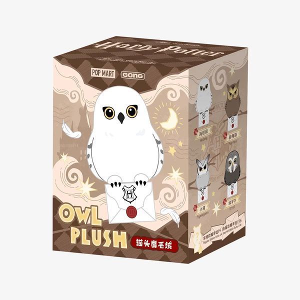Плюшевий брелок Pop Mart Gong Harry Potter Owl Plush Pendant / Поп Март Гаррі Поттер Сов popmarthp02 фото