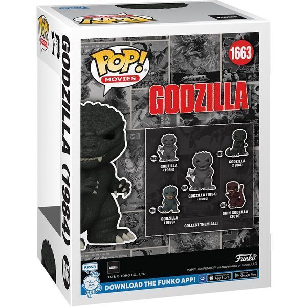 Фігурка Funko Pop Godzilla Godzilla (1984) / Фанко Поп Годзілла (1984) 1663 G G 1663 фото