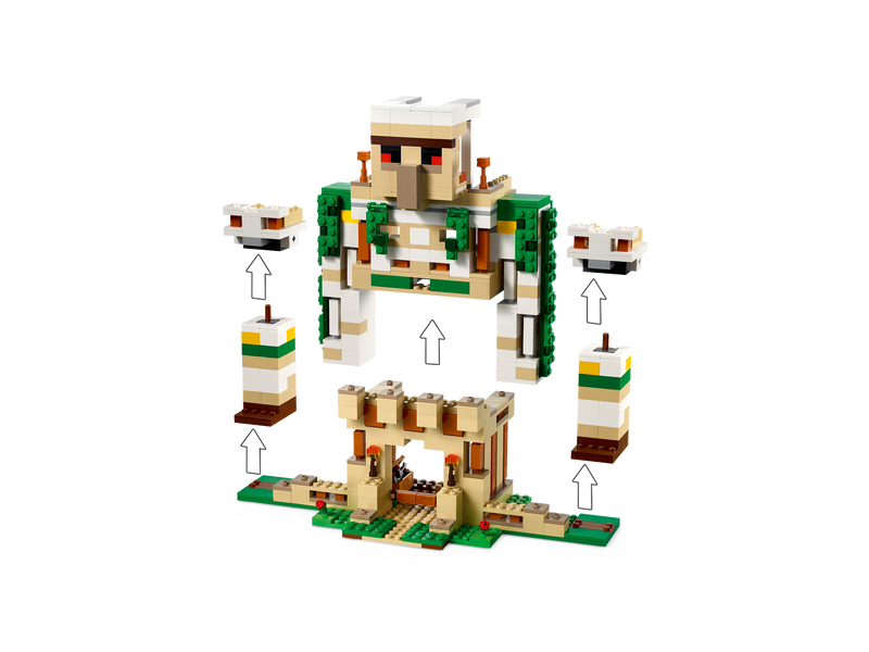 Конструктор LEGO Minecraft Майнкрафт Фортеця Залізний голем (21250) 21250 фото