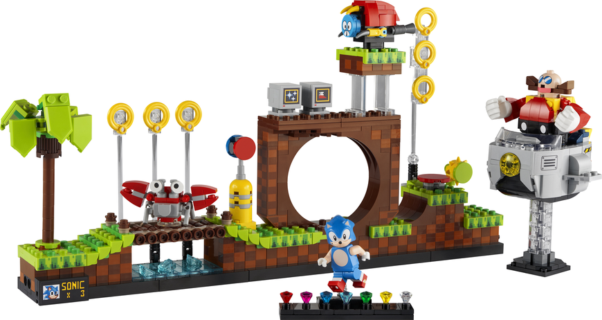 Конструктор LEGO Ideas Їжак Сонік Зона із зеленим пагорбом (21331) 21331 фото
