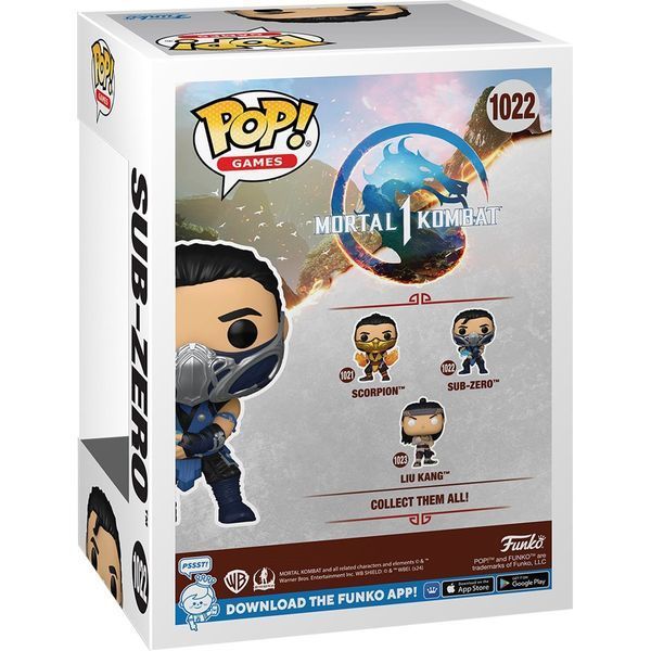 Фигурка Funko Pop Mortal Kombat Sub-Zero / Фанко Поп Мортал Комбат Саб Зиро 1022 MK SZ 1022 фото