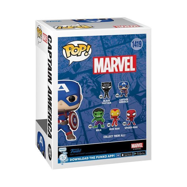 Фігурка Funko Pop Marvel Captain America / Фанко Поп Марвел Капітан Америка 1419 M CA 1419 фото