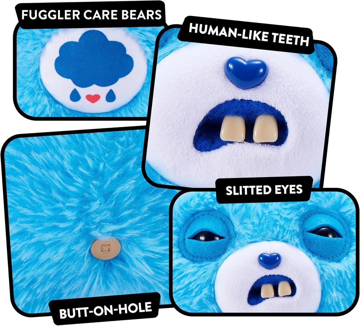 Fuggler Grumpy Bear - Мишка Ворчун с зубами Care Bears | Купить