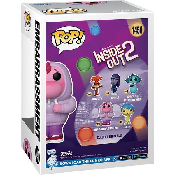 Фигурка Funko Pop Inside Out 2 Embarrassment / Фанко Поп Головоломка 2 Смущение 1450 IO E 1450 фото