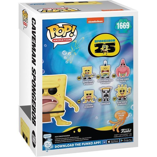 Фігурка Funko Pop Sponge Bob Caveman SpongeBob / Фанко Поп Спанч Боб 1669 SB CS 1669 фото