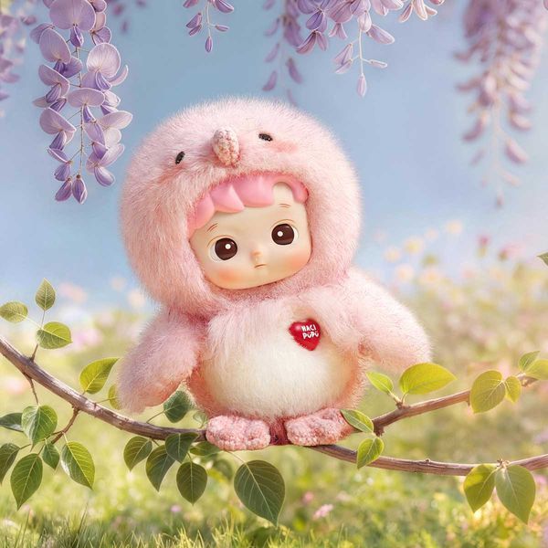 Плюшевый брелок Pop Mart Dear Birds Series-Plush Pendant Blind Box, Skullpanda, Dimoo, Molly, CryBaby, Twinkle, Hirono, Labubu, Hacipupu / Поп Март popother001 фото