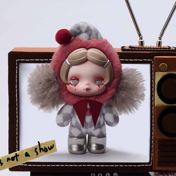Плюшевый брелок Pop Mart SKULLPANDA Off Mode Series Plush Doll Pendant / Поп Март Скуллпанда popskull10 фото