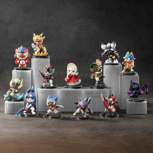 Коллекционная фигурка-сюрприз Pop Mart Monster Hunter Palico Series Figures / Поп Март Монстер Хантер Палико popmh01 фото