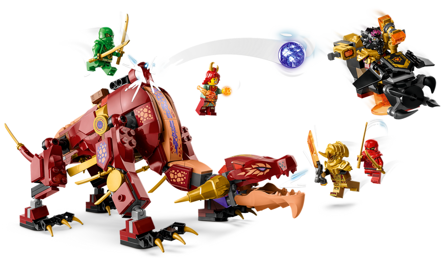 Конструктор LEGO NINJAGO Вулканічний Дракон, що трансформує Хітвейва (71793) 71793 фото