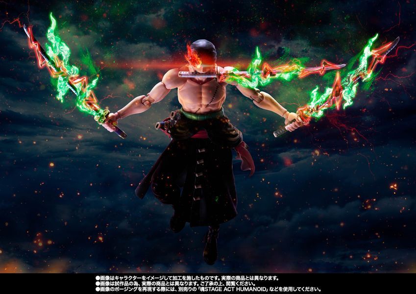 Колекційна фігурка Bandai S.H.Figuarts Action Figure - One Piece Roronoa Zoro -King of Hell / Бандай Ван Піс Ророноа Зоро Король Пекла figuartsop01 фото
