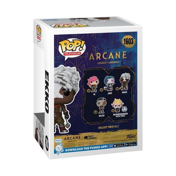 Фигурка Funko Pop Arcane League of Legends Ekko / Фанко Поп ЛОЛ Аркейн Екко 1603 A E 1603 фото