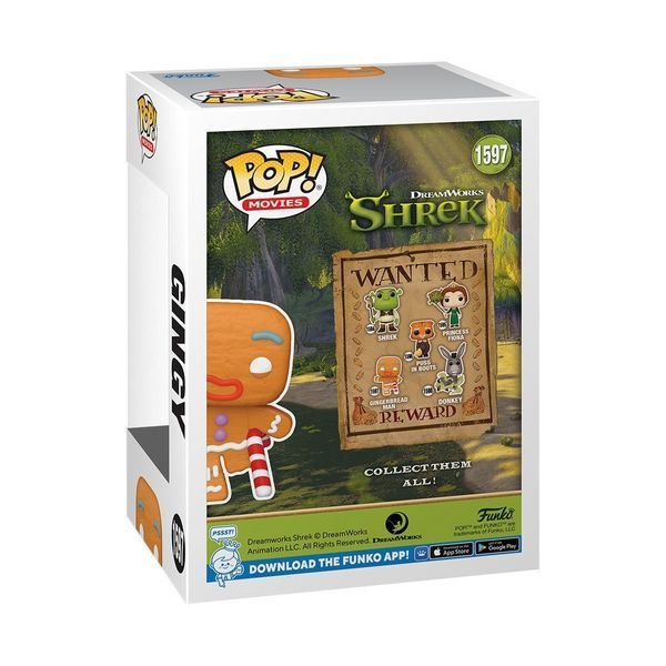 Фігурка Funko Pop Shrek Gingy with Candy Cane / Фанко Поп Шрек Пряник 1597 S G 1597 фото