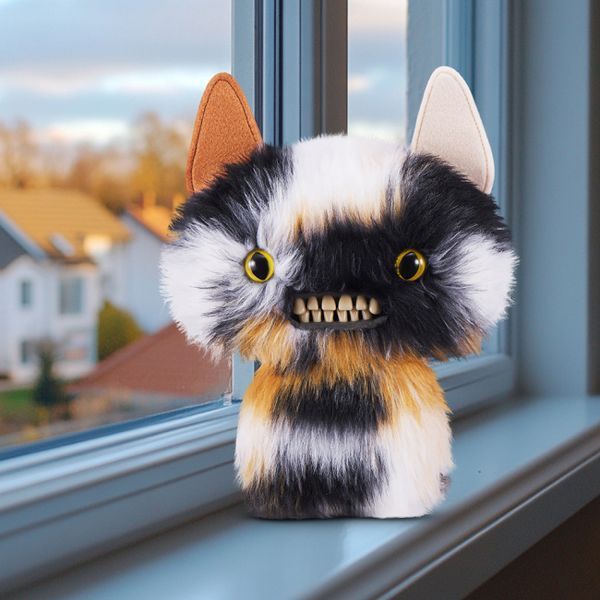 М'яка іграшка Fuggler Butt Ugly Pets Cheezee Calico Cat Фуглер Пан Золотий Ґудзик 15731K фото