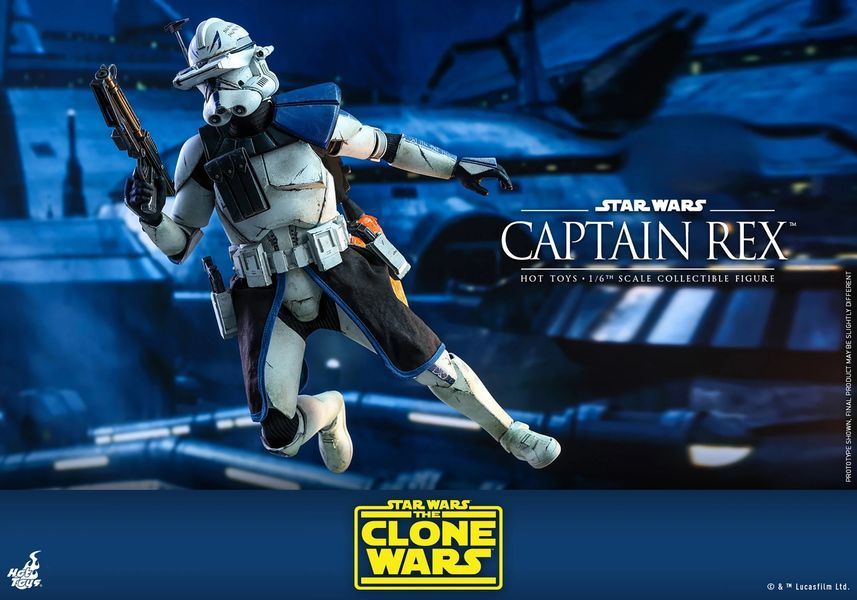 Колекційна фігурка 1/6 Hot Toys Star Wars The Clone Wars - Captain Rex / Хот Тойс Зоряні Війни Капітан Рекс TMS018 TMS018 фото